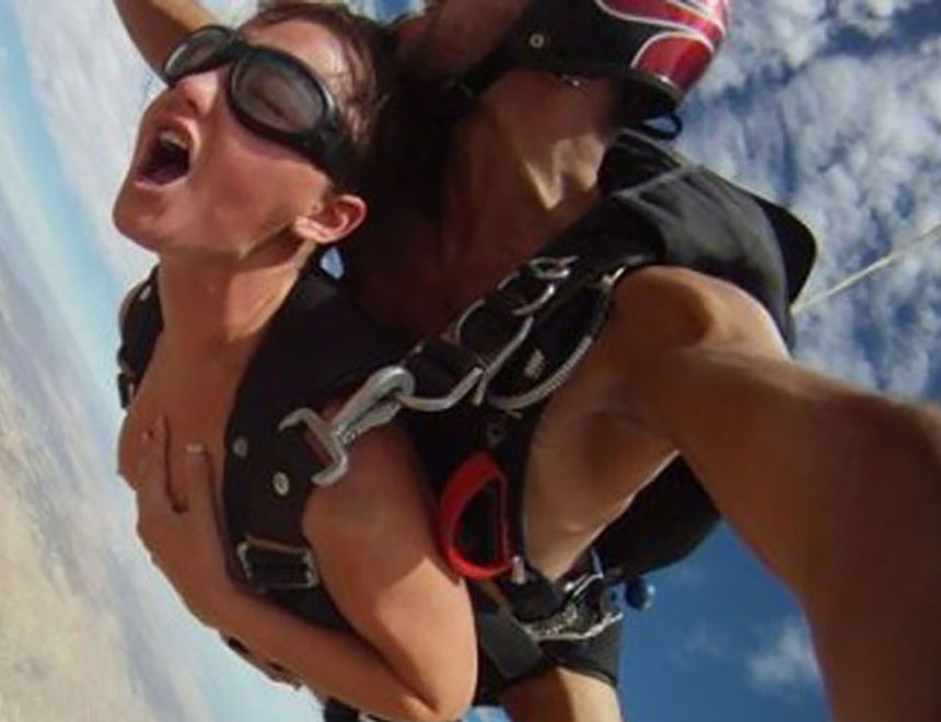 Skydiving Tits